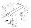 Husqvarna LT 100 (954000312) (H1036A) - Lawn Tractor (1991-07 & After) Ersatzteile Ground Drive