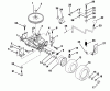 Husqvarna LT 100 (954000312) (H1036A) - Lawn Tractor (1991-07 & After) Ersatzteile Transaxle