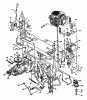 Husqvarna LT 100014 - Lawn Tractor (1991-03 & After) Ersatzteile Engine Mount Assembly