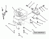 Husqvarna LT 112 (954000191) (H1236A) - Lawn Tractor (1990-11 & After) Ersatzteile Engine/Throttle