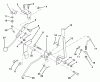 Husqvarna LT 112 (954000392) (H12360) - Lawn Tractor (1992-06 & After) Ersatzteile Mower Lift Lever (Part 1)