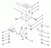 Husqvarna LT 112 (954000392) (H12360) - Lawn Tractor (1992-06 & After) Ersatzteile Seat