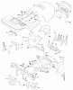 Husqvarna LT 120 (954140002A) - Lawn Tractor (1996-12 & After) Ersatzteile Chassis And Enclosures