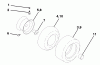Husqvarna LT 120 (954140047) (HCLT120A) - Lawn Tractor (1998-01 & After) Ersatzteile Wheels & Tires