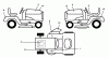 Husqvarna LT 120 (954140047) (HCLT120B) - Lawn Tractor (1998-01 & After) Ersatzteile Decals
