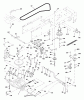 Husqvarna LT 1238B (954567024) - Lawn Tractor (2001-03 & After) Ersatzteile Drive