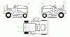 Husqvarna LT 1238D (954567024) - Lawn Tractor (2002-02 & After) Ersatzteile Decals
