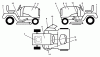 Husqvarna LT 125 (954000332) (H12538D) - Lawn Tractor (1991-10 & After) Ersatzteile Decals
