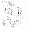 Husqvarna LT 125 (954000772) (HC12542A) - Lawn Tractor (1994-01 & After) Ersatzteile Seat Assembly