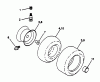 Husqvarna LT 125 (954000772) (HC12542A) - Lawn Tractor (1994-01 & After) Ersatzteile Wheels & Tires