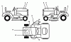 Husqvarna LT 125 (954002711) (HC12542B) - Lawn Tractor (1995-01 to 1996-03) Ersatzteile Decals