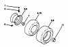 Husqvarna LT 125 (954002711) (HC12542B) - Lawn Tractor (1995-01 to 1996-03) Ersatzteile Wheels & Tires