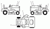 Husqvarna LT 125 (954002711) (HC12542C) - Lawn Tractor (1996-04 & After) Ersatzteile Decals