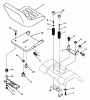 Husqvarna LT 125 (954002711) (HC12542C) - Lawn Tractor (1996-04 & After) Ersatzteile Seat Assembly