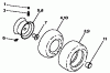 Husqvarna LT 125 (954002711) (HC12542C) - Lawn Tractor (1996-04 & After) Ersatzteile Wheels & Tires