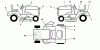 Husqvarna LT 125 (954170001) (HE12536C) - Lawn Tractor (1998-10 & After) Ersatzteile Decals