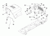 Husqvarna LT 125 (954170001) (HE12536C) - Lawn Tractor (1998-10 & After) Ersatzteile Hood