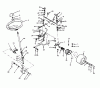 Husqvarna LT 125 (H12538C) - Lawn Tractor (1991-06 & After) Ersatzteile Steering, Front Axle And Wheels