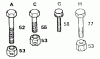 Husqvarna LT 125 (HVLT125AE) - Lawn Tractor (1990-01 & After) Ersatzteile Transaxle And Rear Wheel Hardware