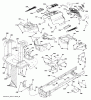 Husqvarna LT 126 (96041019802) - Lawn Tractor (2011-07 & After) Ersatzteile CHASSIS ENCLOSURES