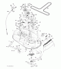 Husqvarna LT 131 (96011026408) - Lawn Tractor (2013-08) Ersatzteile MOWER DECK / CUTTING DECK