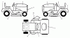 Husqvarna LT 140 (954000512) (HU4H42A) - Lawn Tractor (1993-01 & After) Ersatzteile Decals