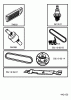 Jonsered LT2217 A (96041003301) - Lawn & Garden Tractor (2007-10) Ersatzteile FREQUENTLY USED PARTS