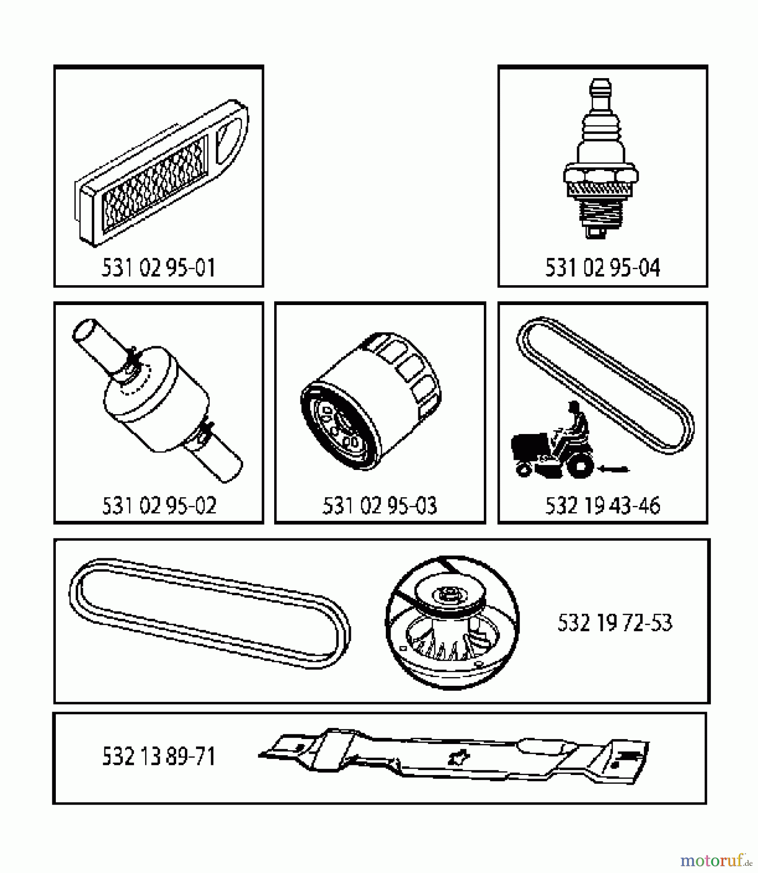 Husqvarna Rasen und Garten Traktoren LT 152 (96041002907) - Husqvarna Lawn Tractor (2011-07 & After) FREQUENTLY USED PARTS