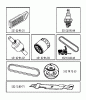 Husqvarna LT 152 (96041002907) - Lawn Tractor (2011-07 & After) Ersatzteile FREQUENTLY USED PARTS