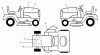 Husqvarna LT 1538A (954569776) - Lawn Tractor (2002-11 & After) Ersatzteile Decals