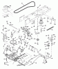 Husqvarna LT 1538C (954569776) - Lawn Tractor (2002-12 & After) Ersatzteile Drive