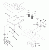 Husqvarna LT 1538C (954569776) - Lawn Tractor (2002-12 & After) Ersatzteile Seat Assembly