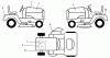 Husqvarna LT 1538D (954569776) - Lawn Tractor (2003-01 & After) Ersatzteile Decals