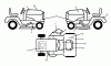 Husqvarna LT 1597 (96041005009) - Lawn Tractor (2011-04 & After) Ersatzteile DECALS