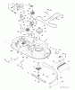 Husqvarna LT 1597 (96041005010) - Lawn Tractor (2012-01 & After) Ersatzteile MOWER DECK / CUTTING DECK