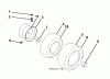 Husqvarna LT 1597 (96041005010) - Lawn Tractor (2012-01 & After) Ersatzteile WHEELS TIRES