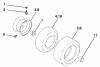 Husqvarna LT 16542 (96013001900) - Lawn Tractor (2006-02 & After) Ersatzteile Wheels And Tires
