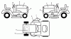 Husqvarna LT 18542 B (954571748) - Lawn Tractor (2004-02 & After) Ersatzteile Decals