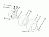 Husqvarna LT 1942 (96041031500) - Lawn Tractor (2012-07 & After) Ersatzteile WHEELS TIRES