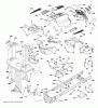 Husqvarna LT 19538R (96041028201) - Lawn Tractor (2013-05) Ersatzteile CHASSIS ENCLOSURES