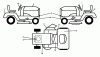 Jonsered LT2213 (96041007903) - Lawn & Garden Tractor (2011-03) Ersatzteile DECALS