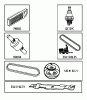 Jonsered LT2213 (96041007903) - Lawn & Garden Tractor (2011-03) Ersatzteile FREQUENTLY USED PARTS