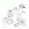 Jonsered LT2223 A2 (96041014402) - Lawn & Garden Tractor (2011-02) Ersatzteile CHASSIS ENCLOSURES