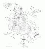 Jonsered LT2223 A2 (96041014402) - Lawn & Garden Tractor (2011-02) Ersatzteile MOWER DECK / CUTTING DECK