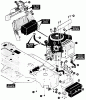 Husqvarna LT 4140G (E4014-030) - Lawn Tractor (1994-01 & After) Ersatzteile Engine