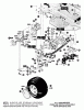 Husqvarna LT 4140H (E4014-040) - Lawn Tractor (1994-01 & After) Ersatzteile Drive/Steer