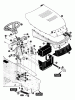 Husqvarna LT 4140H (E4014-040) - Lawn Tractor (1994-01 & After) Ersatzteile Hood