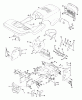 Husqvarna LTH 120 (954140003) (HCLTH120A) - Lawn Tractor (1997-11 & After) Ersatzteile Chassis And Enclosures