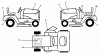 Husqvarna LTH 120 (954140003) (HCLTH120A) - Lawn Tractor (1997-11 & After) Ersatzteile Decals