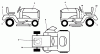 Husqvarna LTH 120 (954140003) (HCLTH120B) - Lawn Tractor (1999-01 & After) Ersatzteile Decals